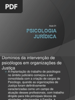 Aula 01 - Psicologia Jurídica