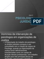 Aula 01 - Psicologia Jurídica