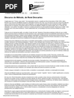 Resumo Comentado Discurso Do Metodo