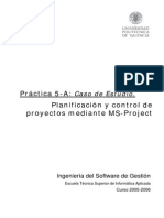 Planificación y Control de Proyectos Mediante MS-Project