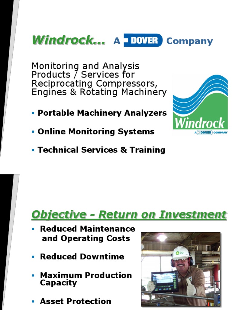 Windrock Short Presentation 42011 PDF Engines Gas Compressor