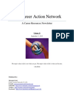 Career Action Network September 11th - Vol 31