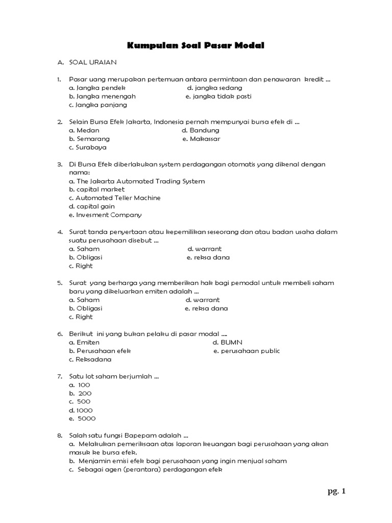 Soal Latian
