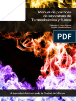 Manual de prácticas de Termodinámica y fluidos