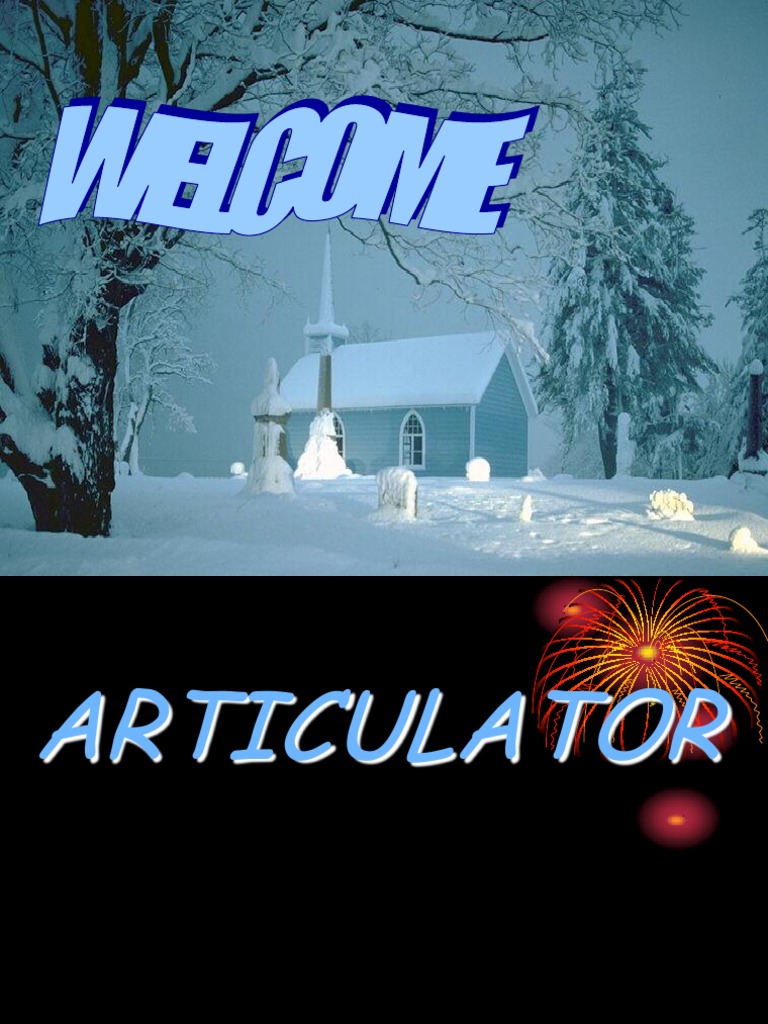 Articulator PDF Dentures Mouth