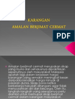 Karangan-Berjimat Cermat