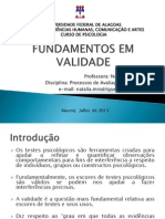 Fundamentos em Validade