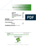 Bottle Wash Cleaner - 096