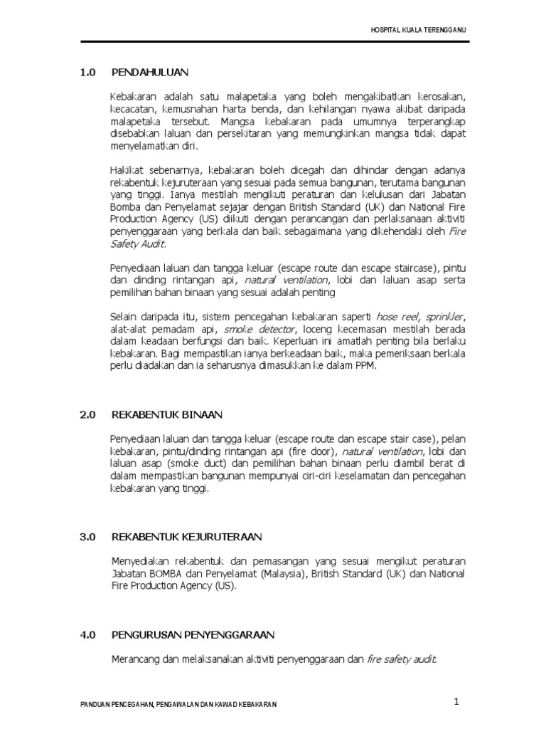 Pengungsian Bangunan Fsat