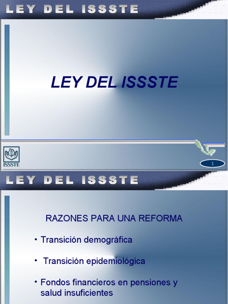 Reforma Integral de la Ley del ISSSTE | PDF | Pensión | Jubilación