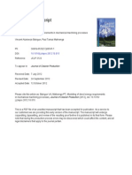 Modelling of Direct Energy Requirements in Mechanical Machining Processes