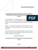 Boletin de Prensa 009-2013 Cde Pri Oaxaca