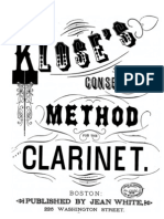 Klose - Clarinet Method