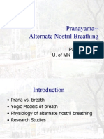 Pranayama - Alternate Nostril Breathing
