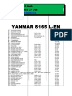 Yanmar S 165 LEN Spare Parts for Sale