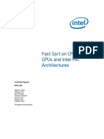 Intel Labs Radix Sort Mic Report