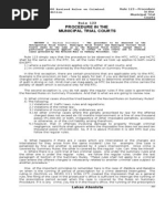 Rule 123 Procedure in MTC