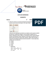 1° Lista de Exercícios GABARITO