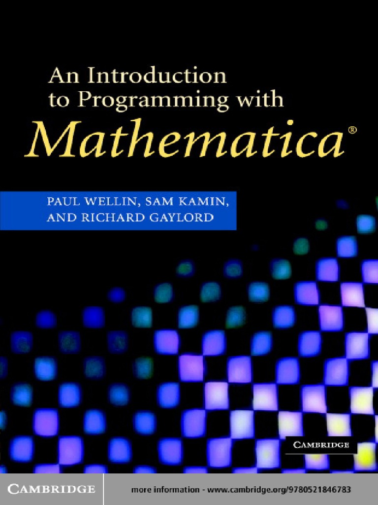 An Introduction To Programming With Mathematica | PDF | Areas Of ...