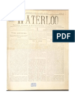 Waterloo, ‘Periódico simbólico y de circunstancias, ni político ni literario’. Nº1