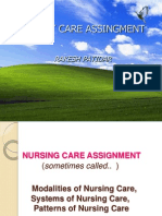 Methods of Nursing Assignment