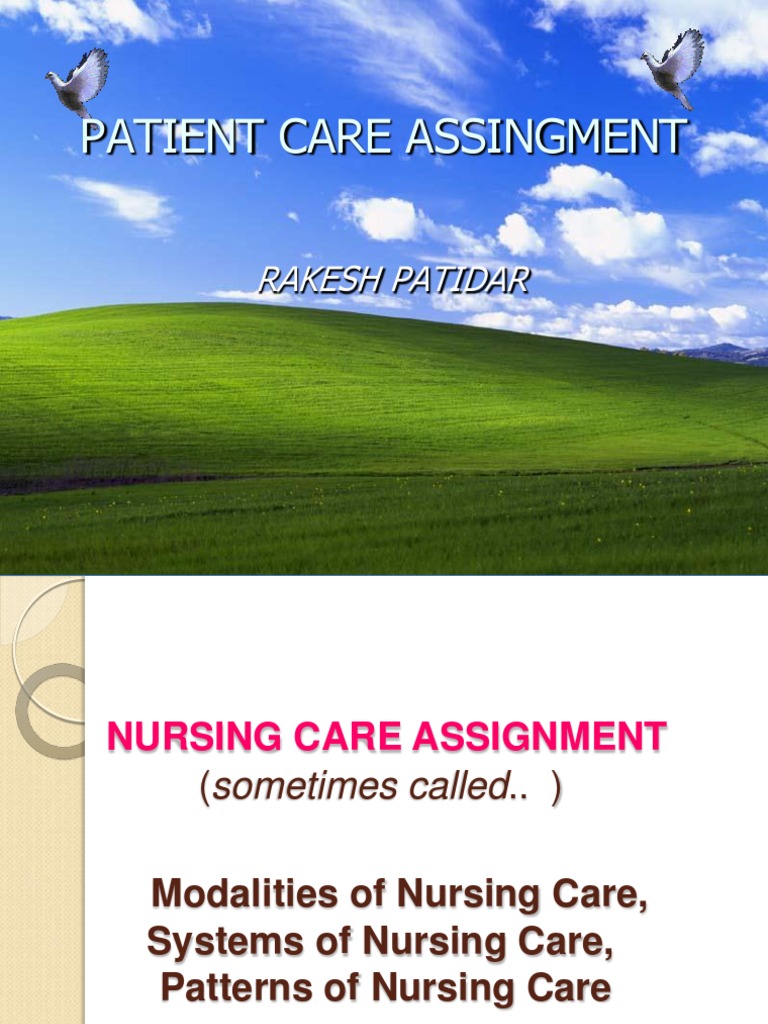 Methods of Patient Assignment in Nursing | PDF | Nursing | Patient