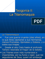 La Teogonía II. La Titanomaquia