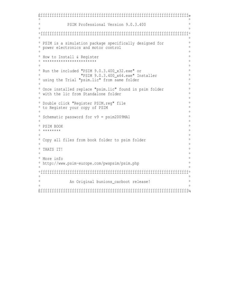 PSIM 9.0.3.400 Installation Guide | PDF