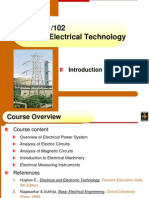 ELE101/102 Basic Electrical Technology: Introduction To The Course