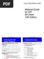 API 6A Requirements | Specification (Technical Standard) | Screw