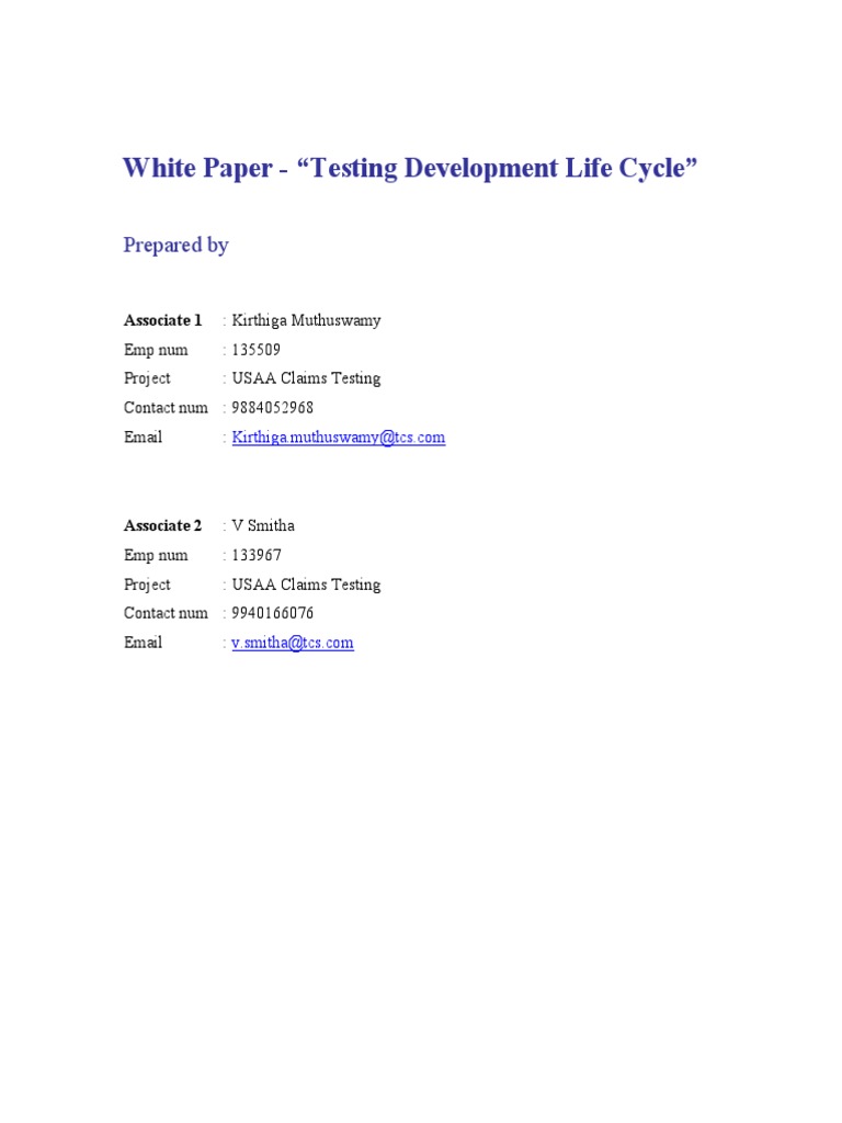 135509-133967 - Testing Development Life Cycle | PDF | Software Testing ...