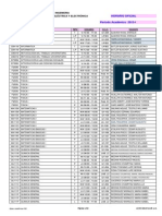 Horario Clase 2013-I Matricula Act