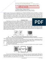 A Review Paper On Fingerprint Image Enhancement With Different Methods