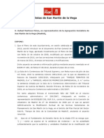 Alegaciones Al Plan General de Ordenación Urbana de San Martín de La Vega