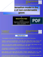 Film Condensation Model in The Presence of Non-Condensable Gases