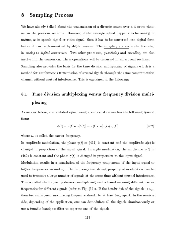 WWW - Cst.uwaterloo - Ca Courses Ece318 Notes Sampling Quantization ...