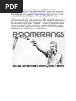Smith Book Boomerangs