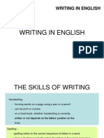 Writing in English