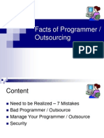 Facts of Programmer / Outsourcing