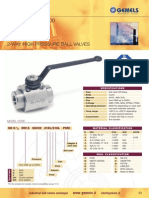 GN PN500 - S6000: 2-Way High Pressure Ball Valves