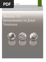 Module 15 - Investments in Joint Ventures: IFRS Foundation: Training Material For The IFRS