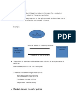 Transfer Pricing Methods