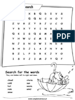 Weather Word Search