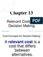 Relevant Costs