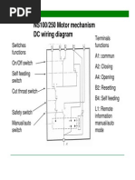 NS100/250 Motor Mechanism DC Wiring Diagram