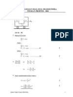Soal Osn Fisika 2006-Prop+sol PDF