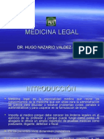 Medicina Legal Historia y Conceptos