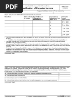 Verification of Reported Income