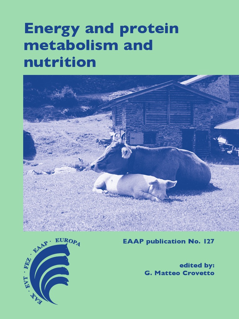 Energy and Protein Metabolism and Nutrition PDF Nutrigenomics