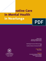 Collaborative Care in Mental Health